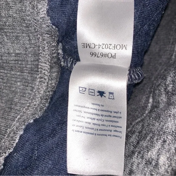 FAHERTY Mens Medium Epic Quilted Fleece Pullover Carbon Melange Long Sleeve Prep - Picture 10 of 13